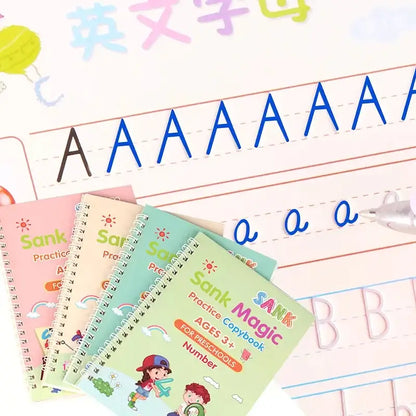 Sank Calligraphy Magic Book | Pack Of 4 Books