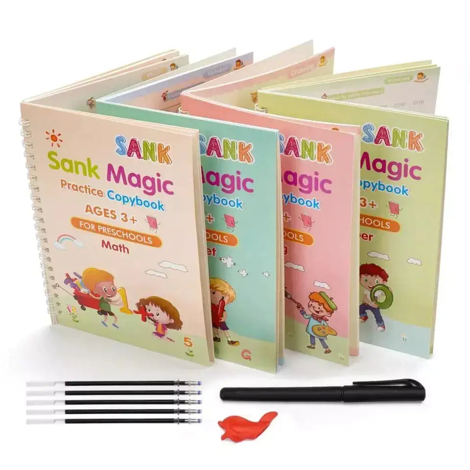 Sank Calligraphy Magic Book | Pack Of 4 Books