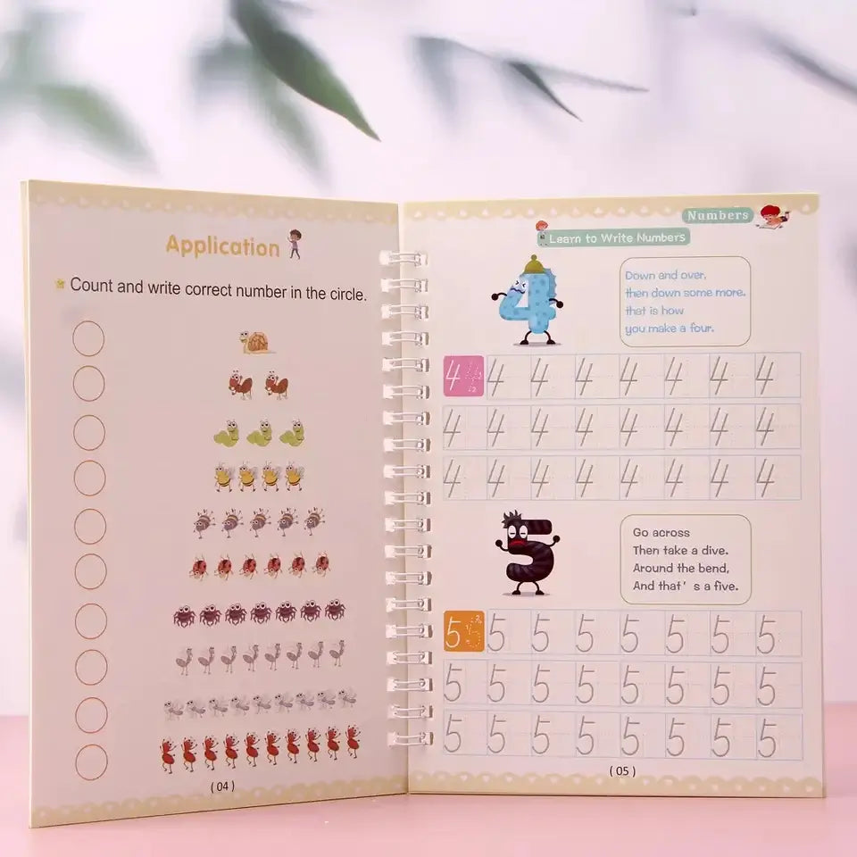 Sank Calligraphy Magic Book | Pack Of 4 Books